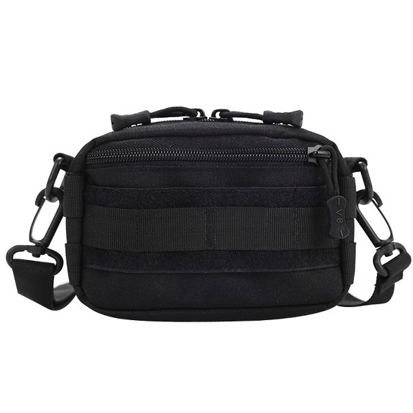 Multi-function Waterproof High Density Strong Nylon Fabric Horizontal Style Toolkit / Accessories Bag(Black)