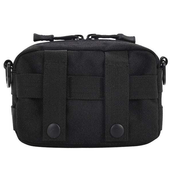 Multi-function Waterproof High Density Strong Nylon Fabric Horizontal Style Toolkit / Accessories Bag(Black)
