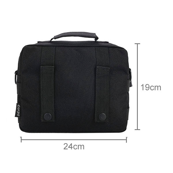 Multi-function Waterproof High Density Strong Nylon Fabric Shoulder /  Waist Bag / Handbag, Size: 19 x 29 x 10cm