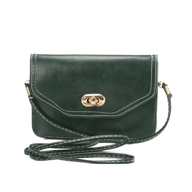 6.3 Inch Universal Crazy Horse Texture Lock Shoulder Bag for iPhone 6 Plus & 6S Plus / Galaxy Note 4 / S6 / Mega 6.3