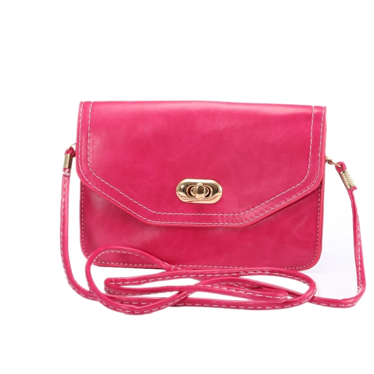 6.3 Inch Universal Crazy Horse Texture Lock Shoulder Bag for iPhone 6 Plus & 6S Plus / Galaxy Note 4 / S6 / Mega 6.3