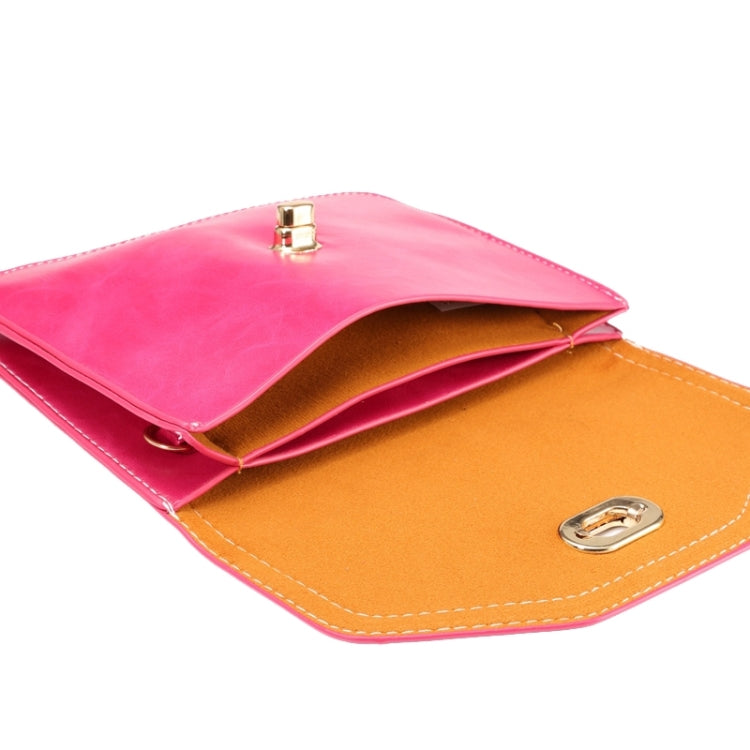 6.3 Inch Universal Crazy Horse Texture Lock Shoulder Bag for iPhone 6 Plus & 6S Plus / Galaxy Note 4 / S6 / Mega 6.3