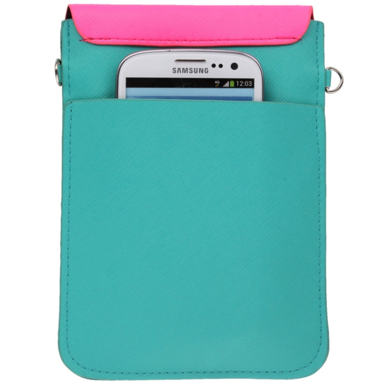 Stylish PU Leather Carry Bag for Samsung S5 / G900 / i9500 / i9300 / i9250 / i8750 / iPhone 5 / HTC One