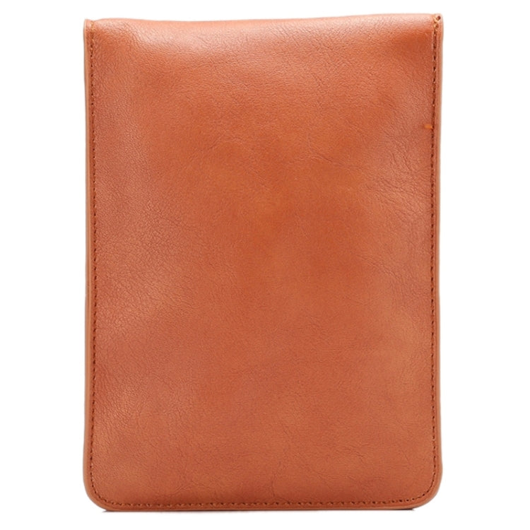 6.3 Inch Universal Fashionable Cowhide Texture Vertical Three Layer Multi-function Leather Shoulder Bag for iPhone X & iPhone 6 Plus