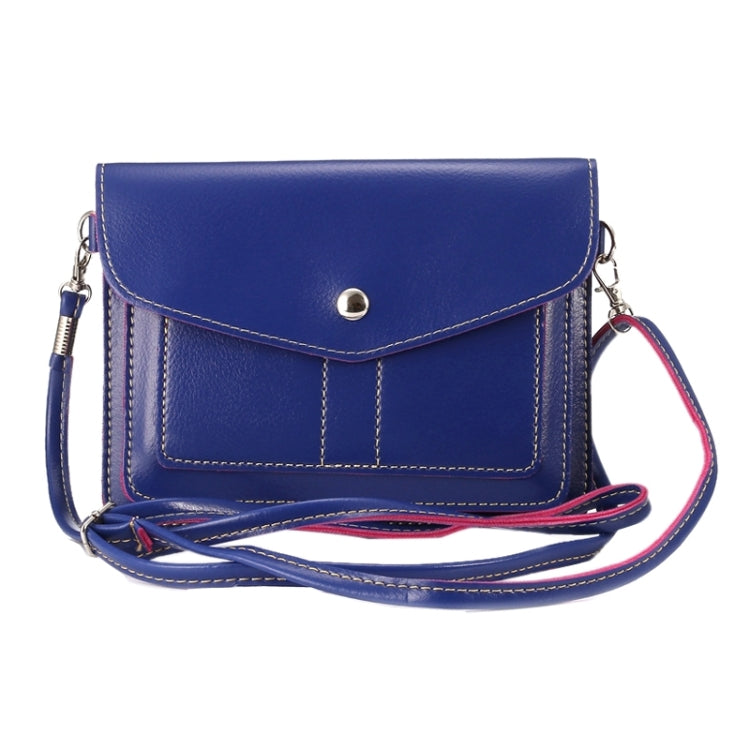 6.3 Inch Universal Fashionable Vertical Four Layers Multi-function Leather Shoulder Bag with Card Slots for iPhone X & iPhone 6 Plus & 6S Plus, Galaxy S7 Edge & Note 5 / N920 & S6 Edge Plus / G928 & A8 / A800 & Note IV / N910, Strap Length: 180cm