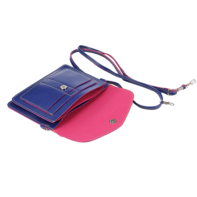 6.3 Inch Universal Fashionable Vertical Four Layers Multi-function Leather Shoulder Bag with Card Slots for iPhone X & iPhone 6 Plus & 6S Plus, Galaxy S7 Edge & Note 5 / N920 & S6 Edge Plus / G928 & A8 / A800 & Note IV / N910, Strap Length: 180cm