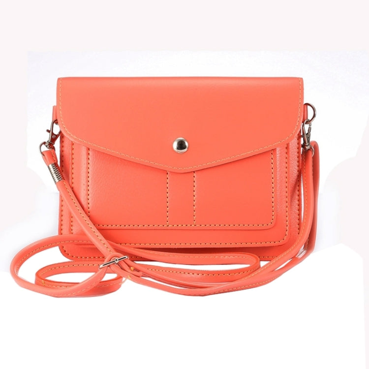 6.3 Inch Universal Fashionable Vertical Four Layers Multi-function Leather Shoulder Bag with Card Slots for iPhone X & iPhone 6 Plus & 6S Plus, Galaxy S7 Edge & Note 5 / N920 & S6 Edge Plus / G928 & A8 / A800 & Note IV / N910, Strap Length: 180cm