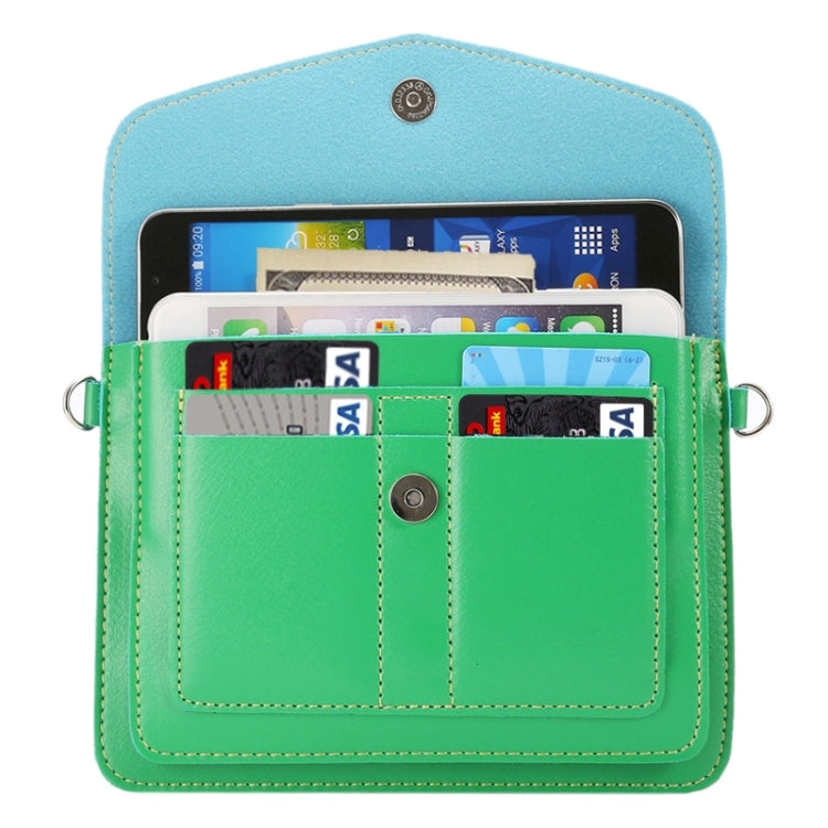 6.3 Inch Universal Fashionable Vertical Four Layers Multi-function Leather Shoulder Bag with Card Slots for iPhone X & iPhone 6 Plus & 6S Plus, Galaxy S7 Edge & Note 5 / N920 & S6 Edge Plus / G928 & A8 / A800 & Note IV / N910, Strap Length: 180cm