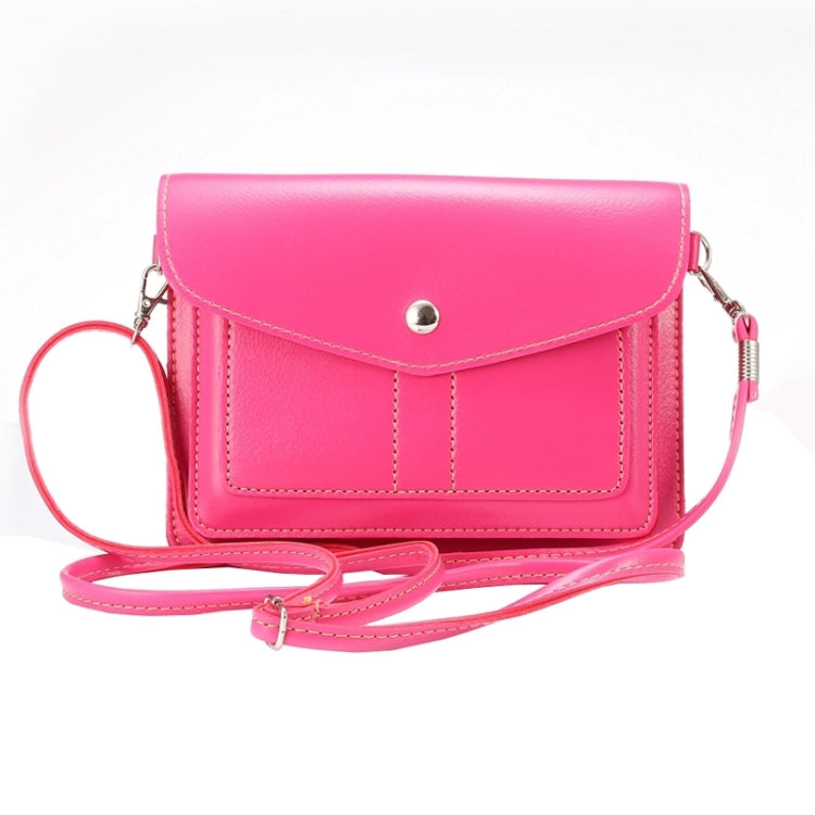 6.3 Inch Universal Fashionable Vertical Four Layers Multi-function Leather Shoulder Bag with Card Slots for iPhone X & iPhone 6 Plus & 6S Plus, Galaxy S7 Edge & Note 5 / N920 & S6 Edge Plus / G928 & A8 / A800 & Note IV / N910, Strap Length: 180cm