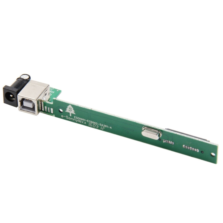 USB 2.0 Universal Notebook External 12.7mm CD/DVD SATA Port Optical Drive Box Kit(Black)