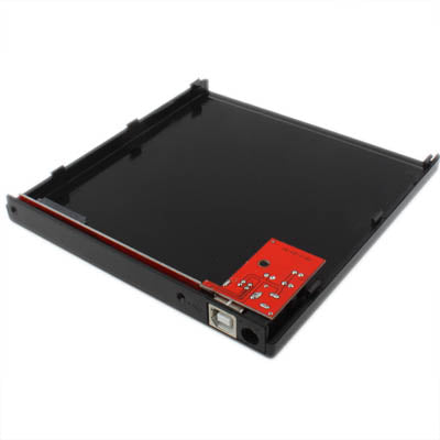 USB 2.0 Universal Notebook External 12.7mm CD/DVD IDE Port Optical Drive Box Kit(Black)