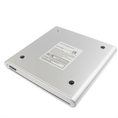 USB 2.0 External 12.7mm CD/DVD SATA Port Inhaled Drive Box,Silver(Silver)