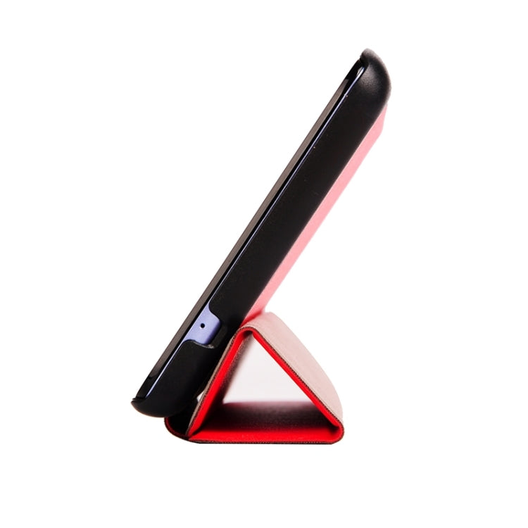 Silk Texture Leather Case with 3-folding Holder for Acer Iconia Talk S / A1-724