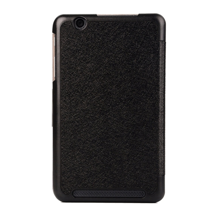 Silk Texture Leather Case with 3-folding Holder for Acer Iconia One 7 / B1-750