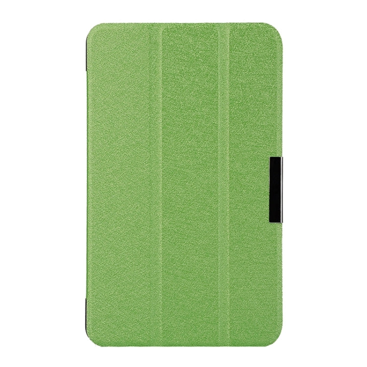 Silk Texture Leather Case with 3-folding Holder for Acer Iconia One 7 / B1-750
