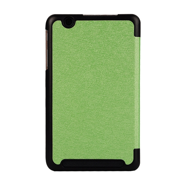 Silk Texture Leather Case with 3-folding Holder for Acer Iconia One 7 / B1-750