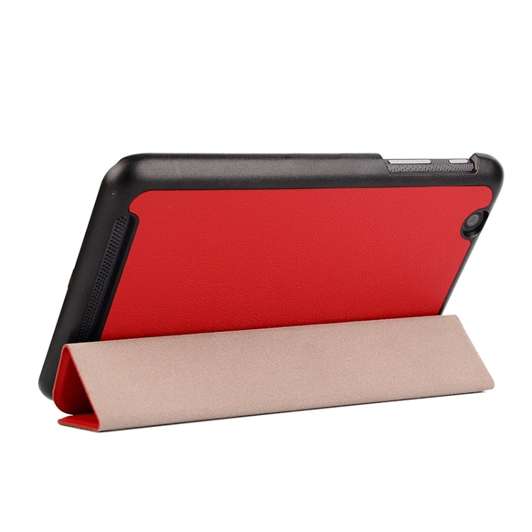 Crazy Horse Texture Leather Case with 3-folding Holder for Acer Iconia One 7 B1-750