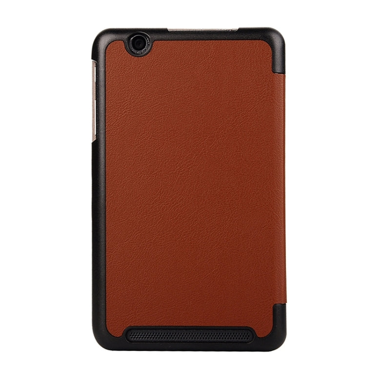 Crazy Horse Texture Leather Case with 3-folding Holder for Acer Iconia One 7 B1-750