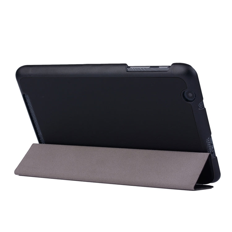 Crazy Horse Texture Leather Case with 3-folding Holder for Acer Iconia One 8 / B1-810