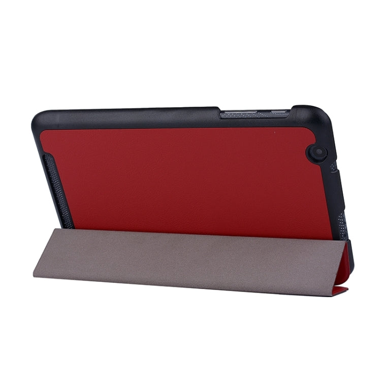 Crazy Horse Texture Leather Case with 3-folding Holder for Acer Iconia One 8 / B1-810