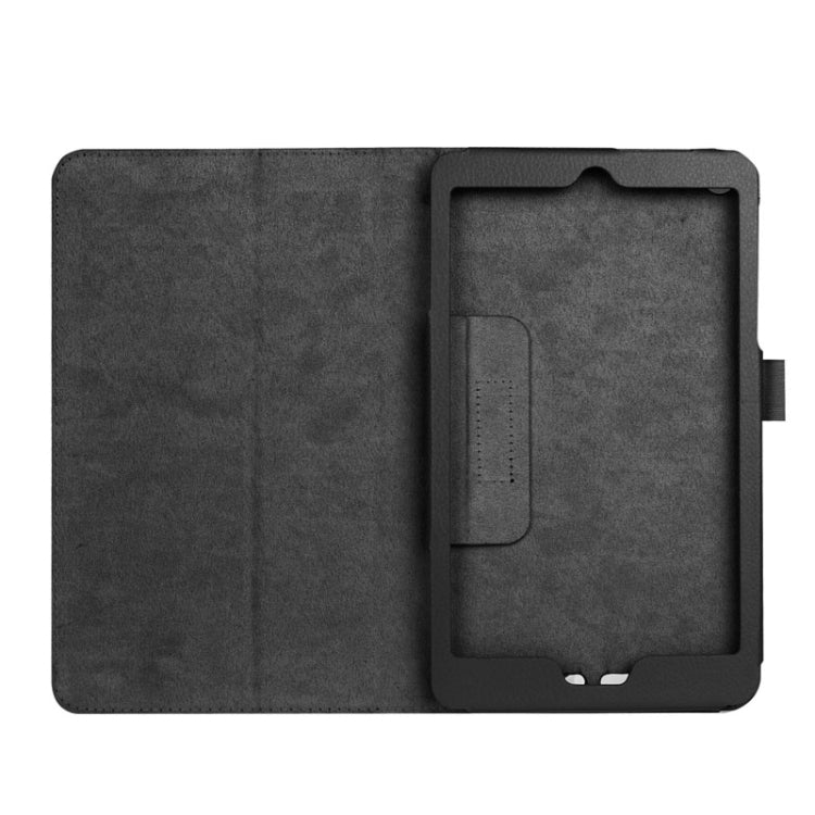 Litchi Texture Horizontal Flip Leather Case with Holder for Acer Iconia One 8 B1-820