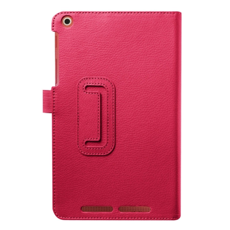 Litchi Texture Horizontal Flip Leather Case with Holder for Acer Iconia One 8 B1-820