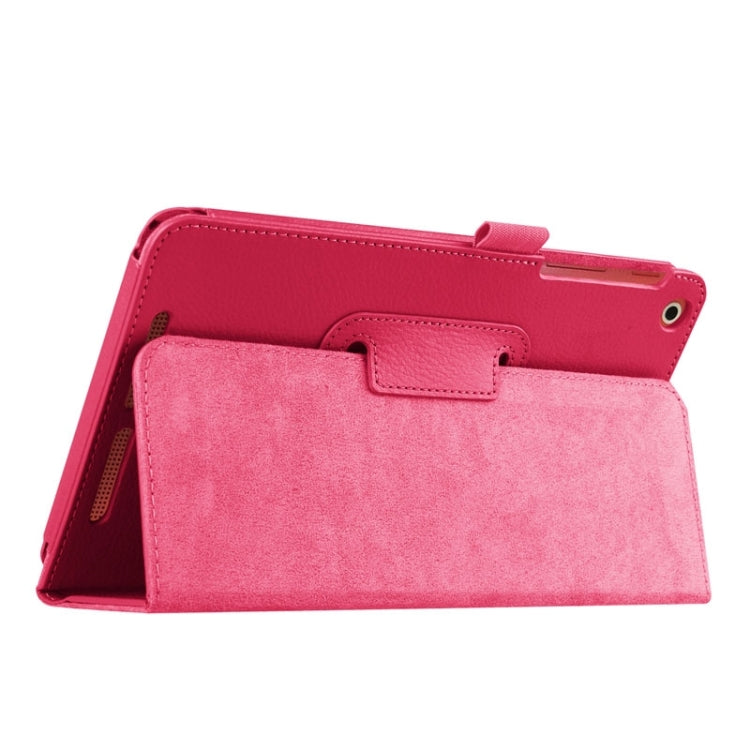 Litchi Texture Horizontal Flip Leather Case with Holder for Acer Iconia One 8 B1-820