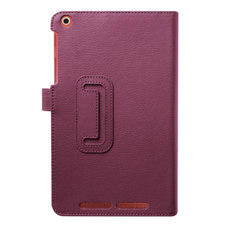 Litchi Texture Horizontal Flip Leather Case with Holder for Acer Iconia One 8 B1-820