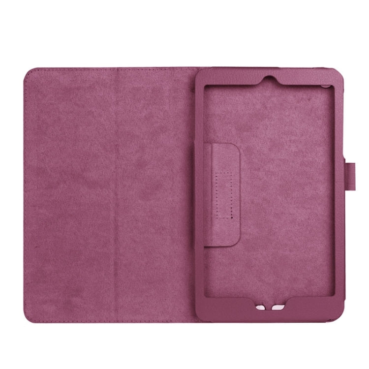 Litchi Texture Horizontal Flip Leather Case with Holder for Acer Iconia One 8 B1-820