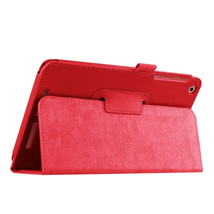 Litchi Texture Horizontal Flip Leather Case with Holder for Acer Iconia One 8 B1-820