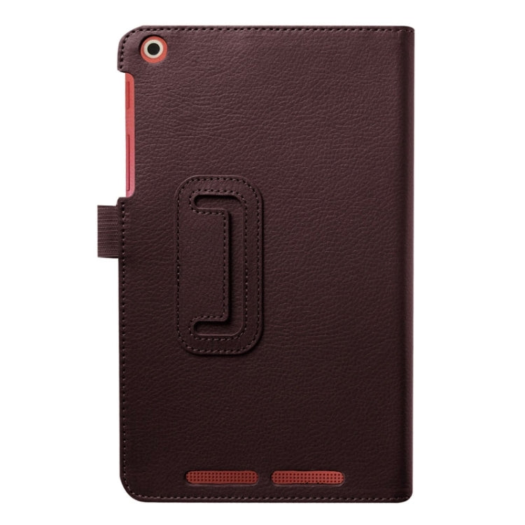 Litchi Texture Horizontal Flip Leather Case with Holder for Acer Iconia One 8 B1-820