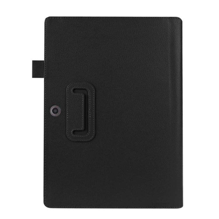 Litchi Texture 2-fold Horizontal Flip Leather Case with Holder for Acer Switch 10E AW3-013