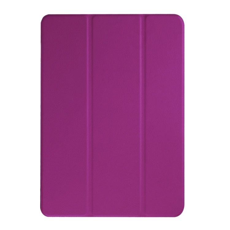 Custer Texture Horizontal Flip Solid Color Leather Case with Three-folding Holder for Acer Iconia One 10 B3-A20