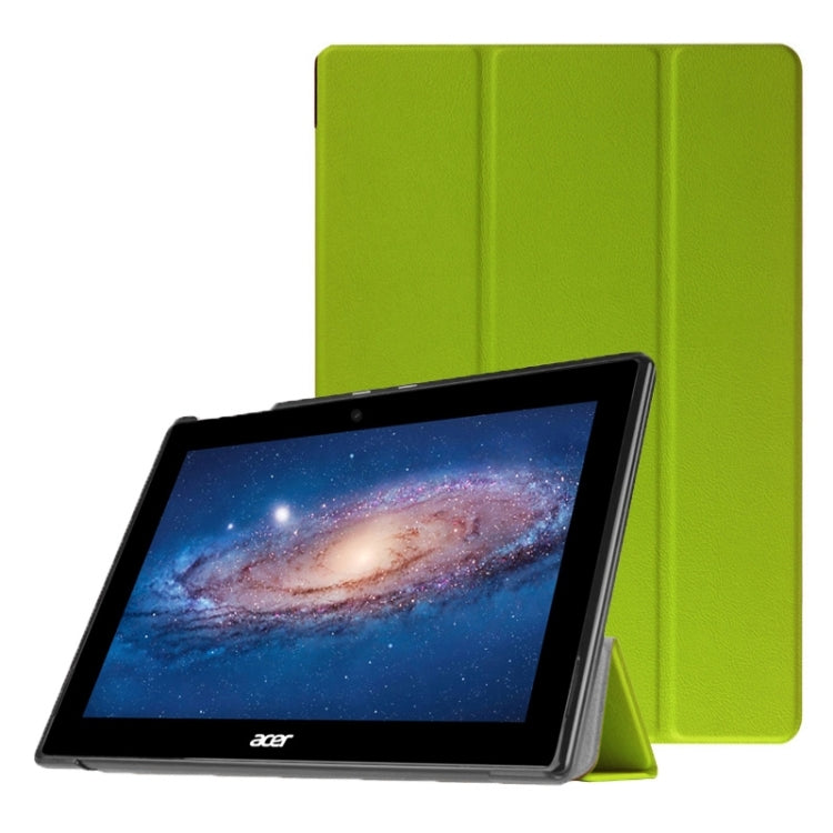 Crazy Horse Texture PC + PU Leather Case with 3 Gears Holder for Acer Iconia Tab 10 A3-A30