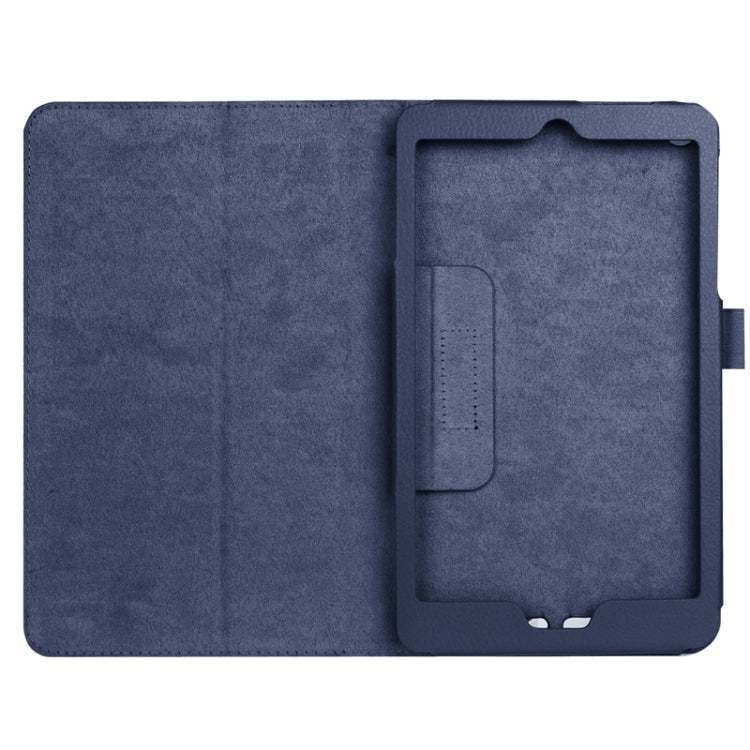 Litchi Texture Horizontal Flip Solid Color Leather Case with Holder for Acer Iconia One 8 / B1-820