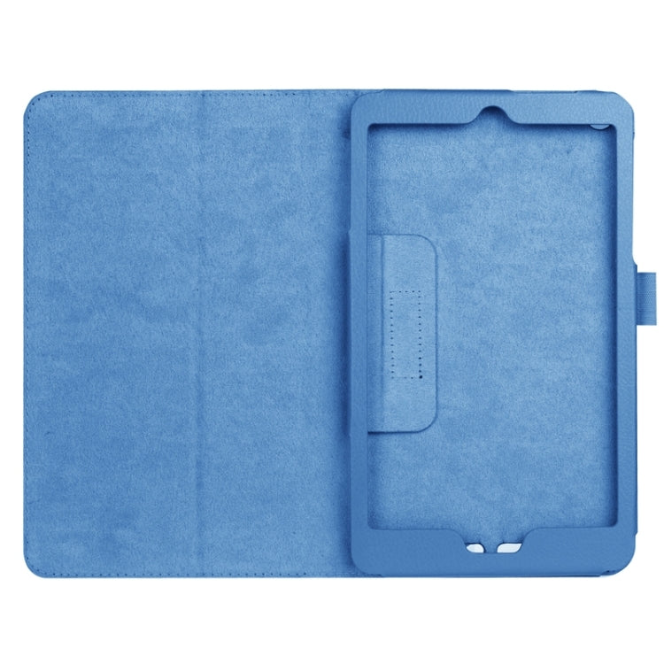Litchi Texture Horizontal Flip Solid Color Leather Case with Holder for Acer Iconia One 8 / B1-820
