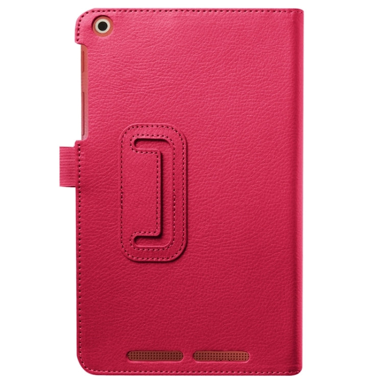 Litchi Texture Horizontal Flip Solid Color Leather Case with Holder for Acer Iconia One 8 / B1-820