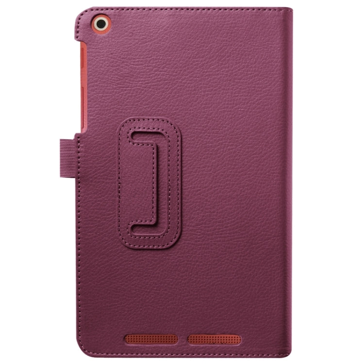 Litchi Texture Horizontal Flip Solid Color Leather Case with Holder for Acer Iconia One 8 / B1-820