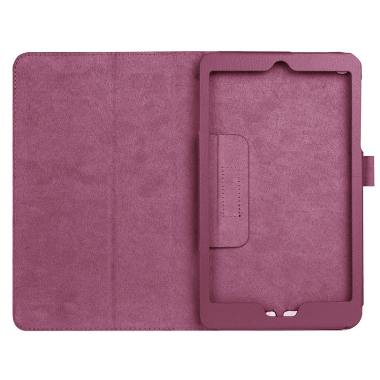 Litchi Texture Horizontal Flip Solid Color Leather Case with Holder for Acer Iconia One 8 / B1-820