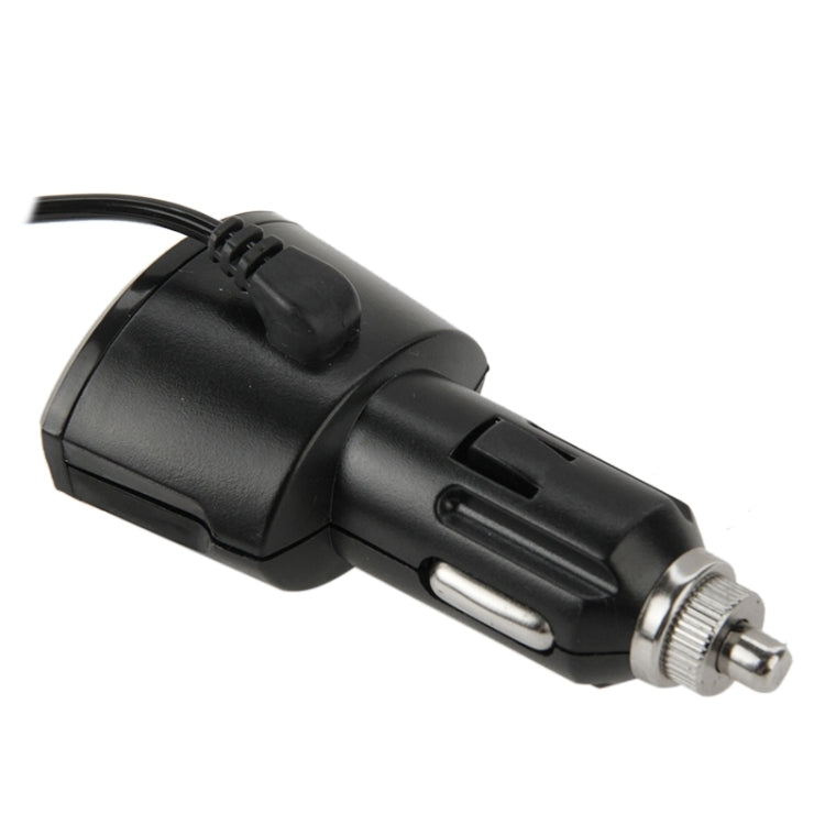 Car Charger Bluetooth 3.5mm AUX Audio Receiver Music Adapter with USB Port for iPad / iPhone 5 & 5C & 5S / iPhone 4 & 4S / Galaxy S IV / S III, DC 5V / 2.1A, Cable Length: 30cm (can be extended up to 95cm)(Black)