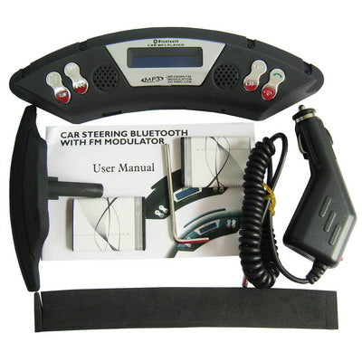 Car Steering Wheel Car MP3 player FM Transmitter with Bluetooth