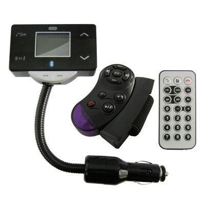 1.5 inch Car MP3 & Bluetooth FM Modulator, Support SD/MMC card, USB flash disk