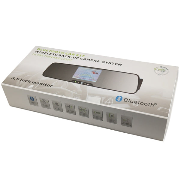 3.5 inch TFT Screen Bluetooth Car Kit Wireless Back-up Camera System