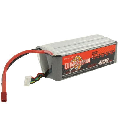 Wild Scorpion 22.2V 4200mAh 30C Replacement Li-Poly Battery Pack for Remote Control Toys