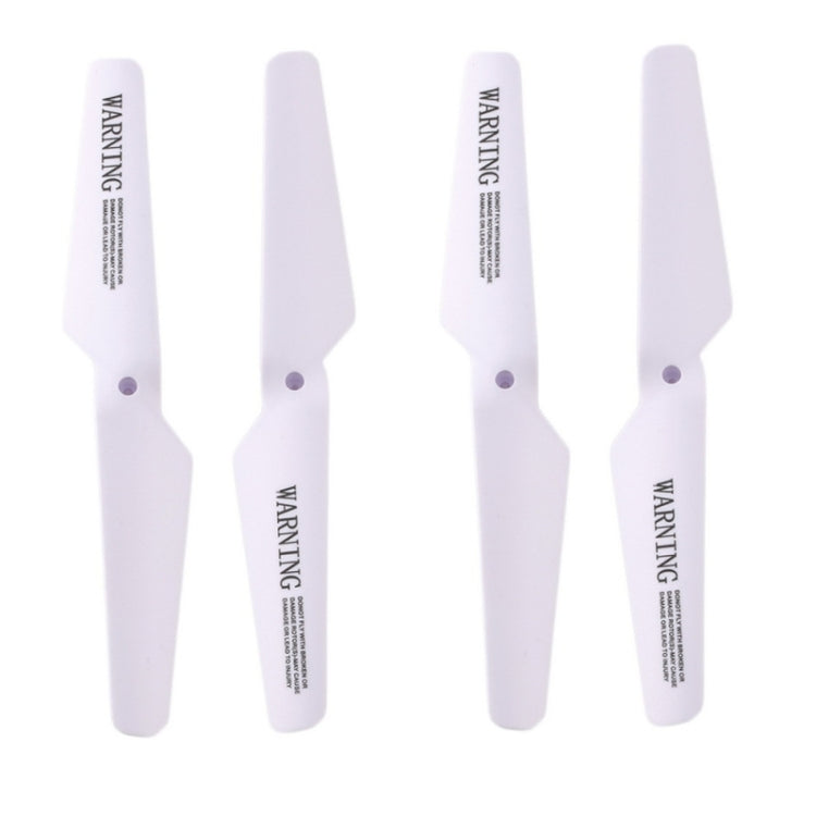 2 Pairs Propellers Prop CW CCW Rotor Spare Blade for Syma X5C & X5 RC Quadcopter(White)
