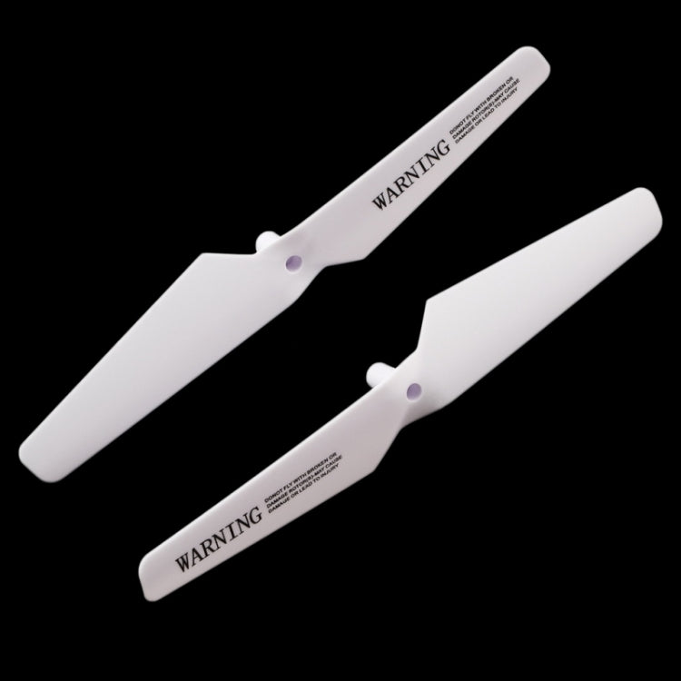 2 Pairs Propellers Prop CW CCW Rotor Spare Blade for Syma X5C & X5 RC Quadcopter(White)