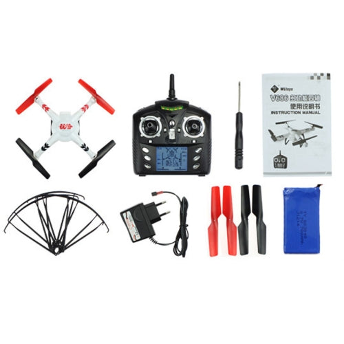 WLtoys V686 2.4G 4CH RC Quadcopter(White)