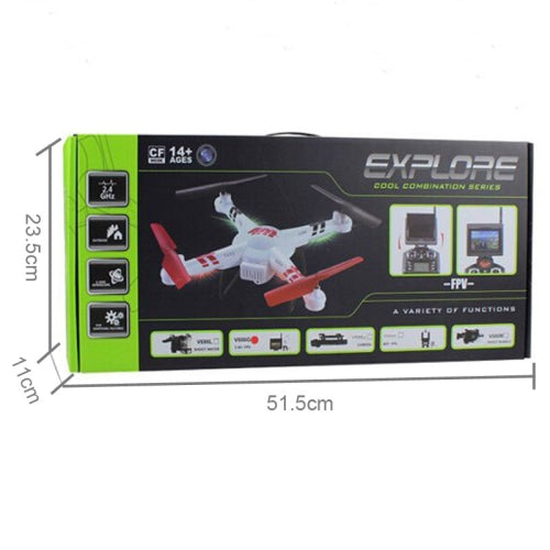 WLtoys V686 2.4G 4CH RC Quadcopter(White)
