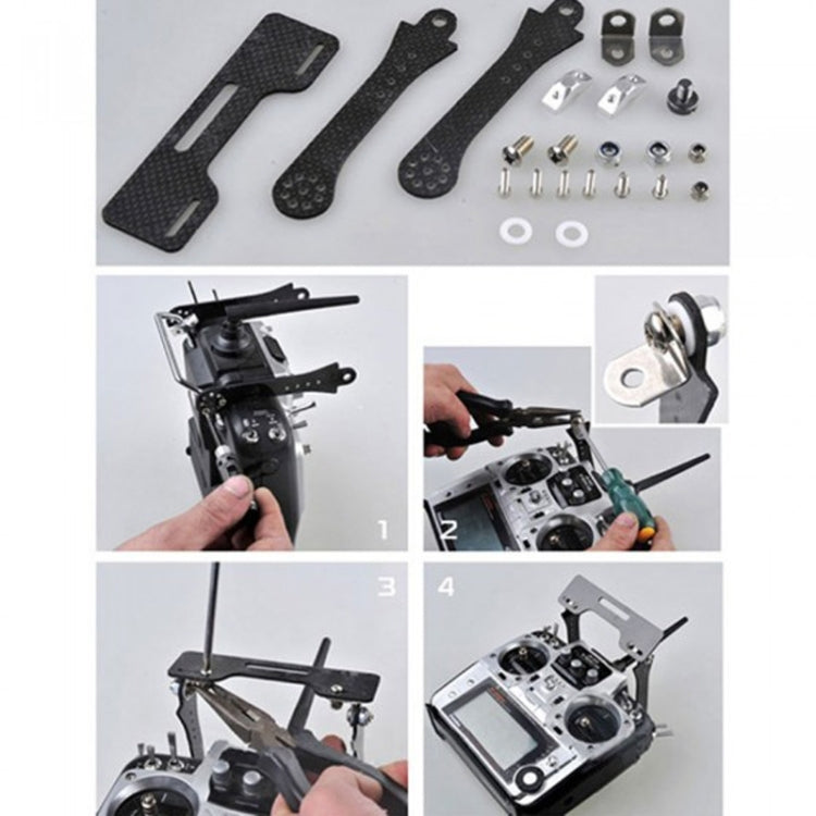 Carbon Fiber FPV Screen Display for DJI Display Monitor Holder