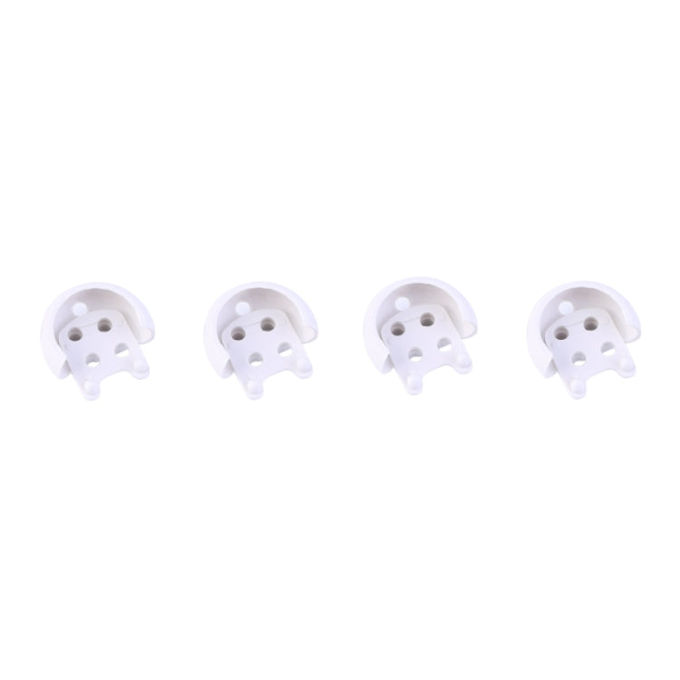 4 PCS Quick Release Snap On Propeller Prop Guard Protector Adapter for DJI Phantom 3(White)